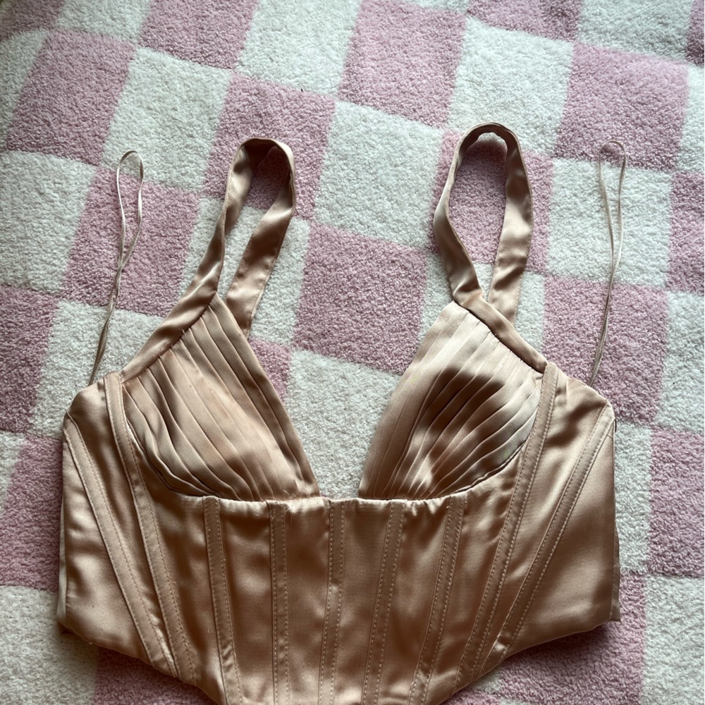 Zara satin corset